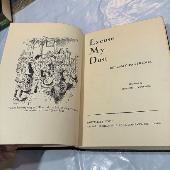 1943 Excuse My Dust - by Bellamy Partridge - Humor - Vintage Collectible Book - Picture 4 of 6